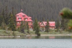 The Num Ti Jah Lodge on Bow Lake