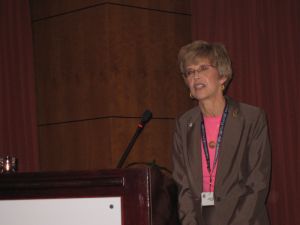 Becky explains the program for the trip