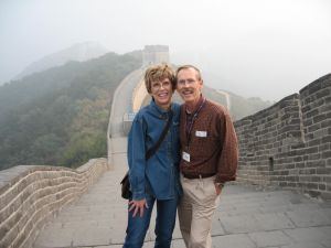 Becky and Hugh on the Great Wall