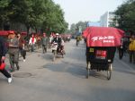 Pedicabs touring the Hutong