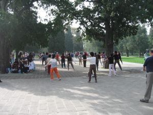 Tai chi at the Temple of Heaven