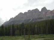 Castle Mountain from the Bow Valley Parkway