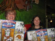 Becky and Robin in the Bad Ass Cafe