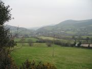 County Wicklow hills and pastures