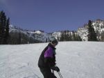 Becky on Skis