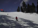 Skiing on the Sundance Trail