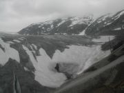A view of the Rhone Glacier