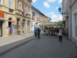 sidewalk cafes in Novi Sad