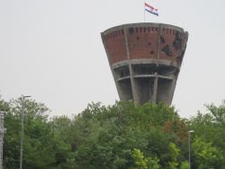 Vukovar bombed water tower memorial