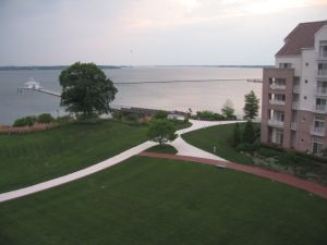 View of the Chesapeake Bay from our Hotel