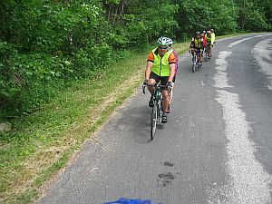 Tandems on White Cliff Drive...along the Green Bay shoreline