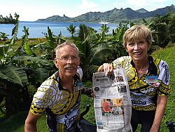 Photo for the newspaper back home