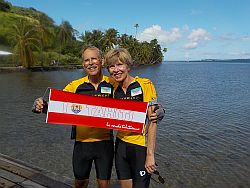 On the pier to the pearl farm