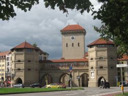 The Isartor entrance to Munich