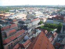 The Residenz and National Gallery from the Frauen Kirche