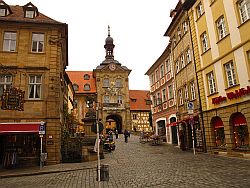Typical scene in the Bamberg Altstadt