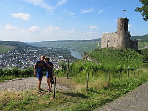 A view of the Mosel Valley above Bernkastle