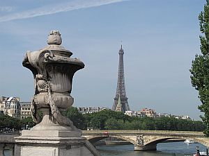 The Eiffel Tower from the Seine