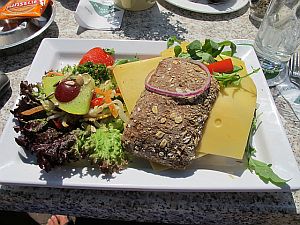 A Gouda Cheese Plate