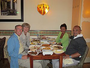 dinner with Roy and Margie in Haarlem