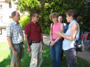 Birgit gives a guided tour of her hometown
