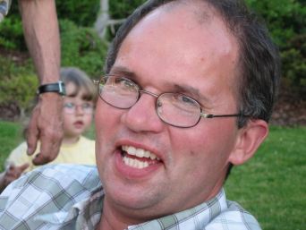 The happy groom on the day after!